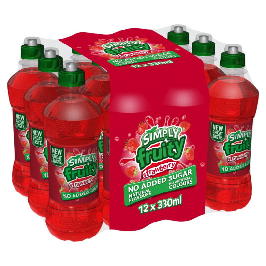 Simply Fruity STrawberry 330ml x 12