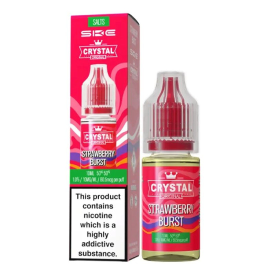 Strawberry Burst | SKE Crystal Original Nic Salts 10ml | 20mg