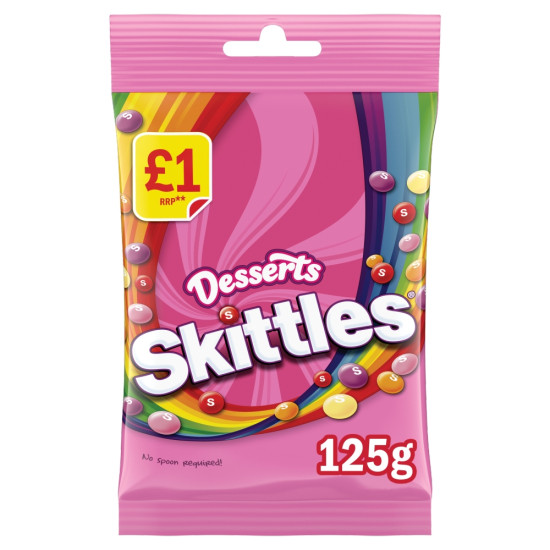 Skittles Desserts 125g Price Marked 