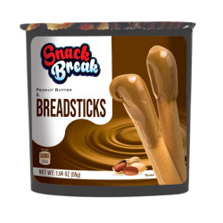 Snack Break Breadsticks Peanut Cream 55g Snack Break Breadsticks Peanut Cream 55g