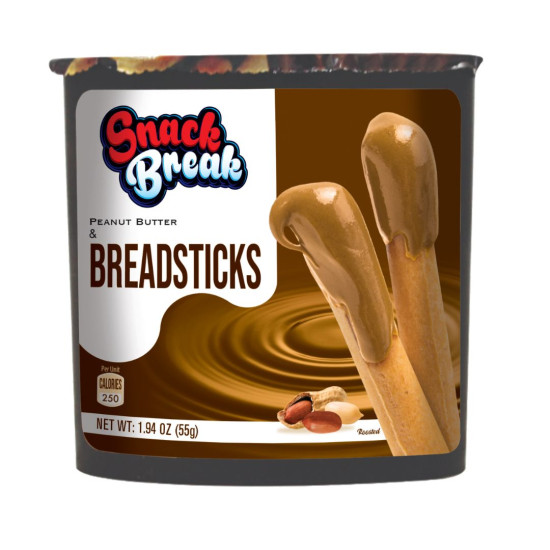 Snack Break Breadsticks Peanut Cream 55g