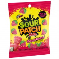 Sour Patch Kids Strawberry Peg Bag 102g - Case