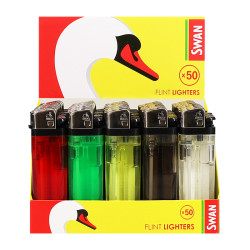 Swan Flint Lighters 50 Pack