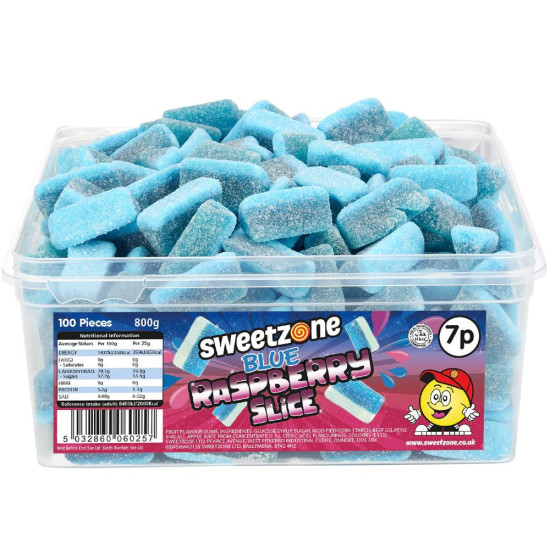 Sweet Zone Blue Raspberry Slice(7p) 700g Tubs