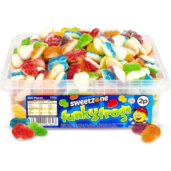 Sweet Zone Funky Frogs(2p) 700g Tubs