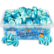 Sweet Zone Jelly Blue Twist Kisses(7p) 700g Tube