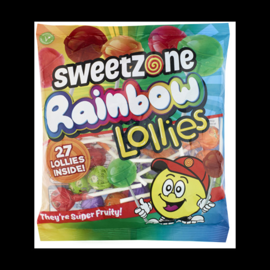 Sweetzone Rainbow Lollies 200g Sweetzone Rainbow Lollies 200g