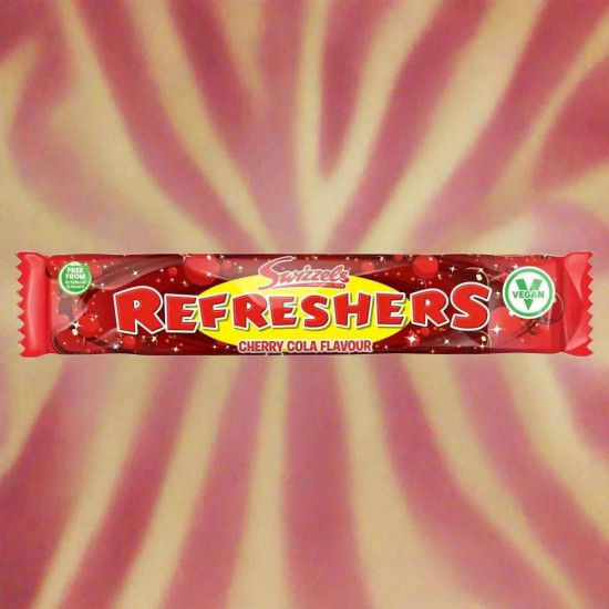 Swizzels Refresher Cherry Cola Flavour Chew Bar With Fizzy