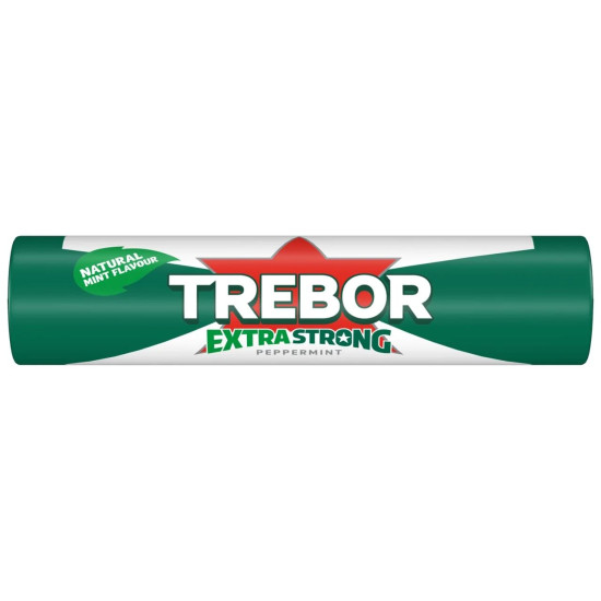 Trebor Extra Strong Peppermint 4 Rolls 12 x 14.5g