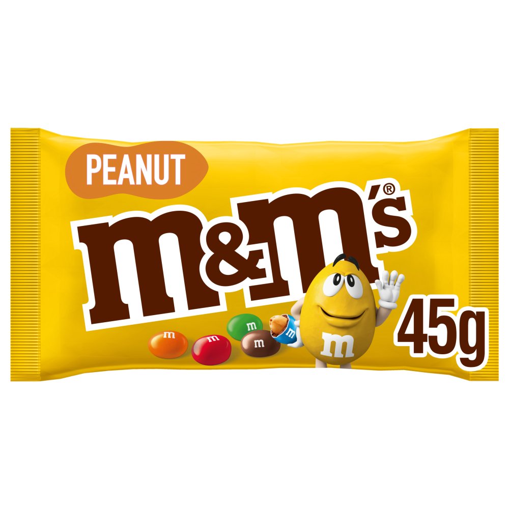 M M Peanut 45g Chocolate Bites QTY 24