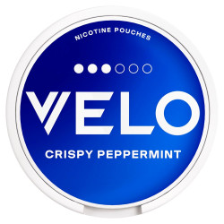 Velo Crispy Peppermint Nicotine Pouches 3 Dot 10mg - (10x14g) 