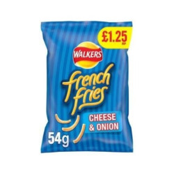 Walkers French Fried Cheese&Onion 18x54g. £1.25PM