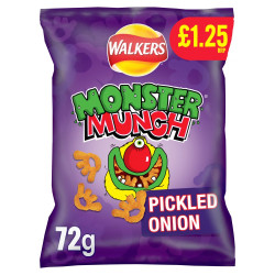 Walkers Monster Munch Pickled Onion £1.25  72g