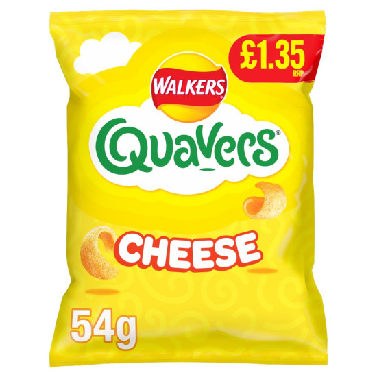 Walkers Quavers Cheese Price Marked £1.35
