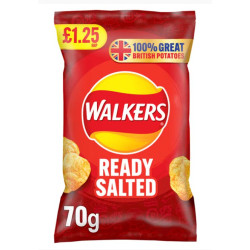 Walkers Ready Salted 70g QTY 18