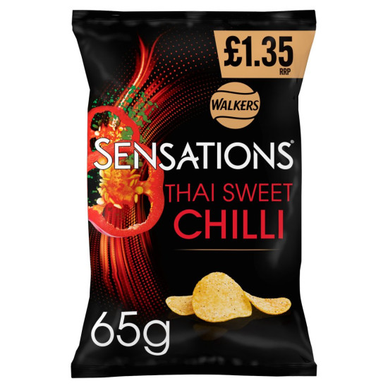 Walkers Sensation Thai Sweet Chilli Price Marked £1.35