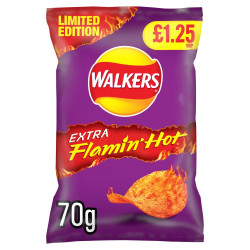 Wortsits  Extra Flaming hot £1.25 15x70g