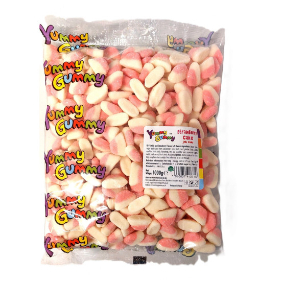 Yummy Gummy Filled Candy Strawberry Flavour 