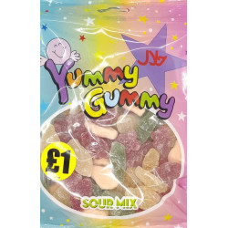 Yummy Gummy Sour Mix PMP £1 Bag