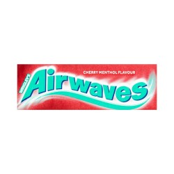 Airwaves Cherry Menthol Flavour Sugarfree Chewing Gum 10 Pieces 14g