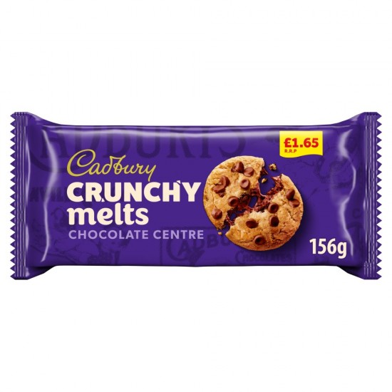 Cadbury Crunchy Melts Chocolate Center Crunchy Filled Cookies Price Marked