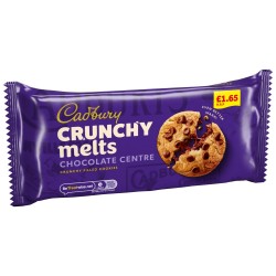 Cadbury Crunchy Melts Chocolate Center Crunchy Filled Cookies Price Marked
