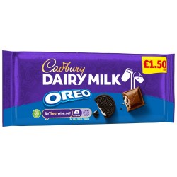 Cadbury Dairy Milk Oreo 120g PM£1.50
