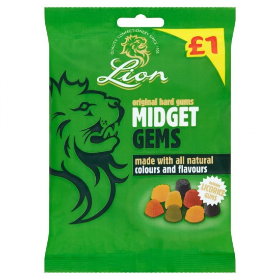 Lion Original Hard Midget Gems 150g PMP£1
