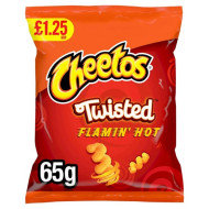 cheetos Twisted flaming hot £1.25