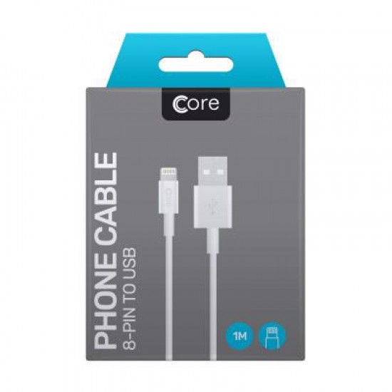 Core 8-Pin to USB Cable (I Phone)