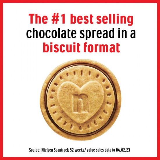 NUTELLA® Biscuits Pack 41.4g - 3 biscuits