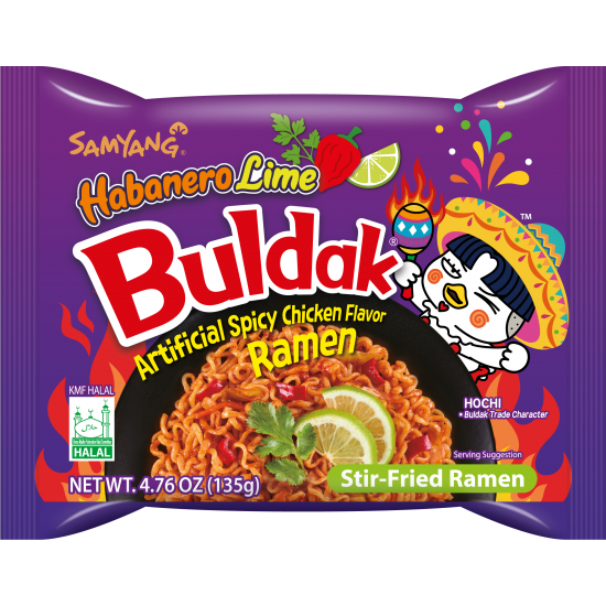 Samyang Buldak Habanero Lime x 5