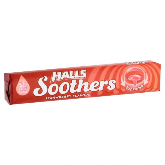 Halls Soothers Strawberry 20x45g