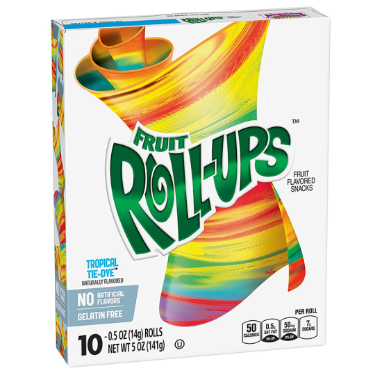 Fruit Roll Ups Tropical Dye