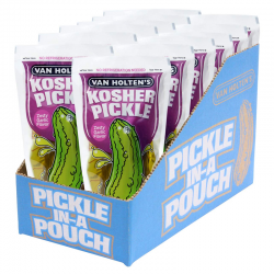 Van Holtens Jumbo Pickle - Kosher Garlic 12CT(Zero VAT)