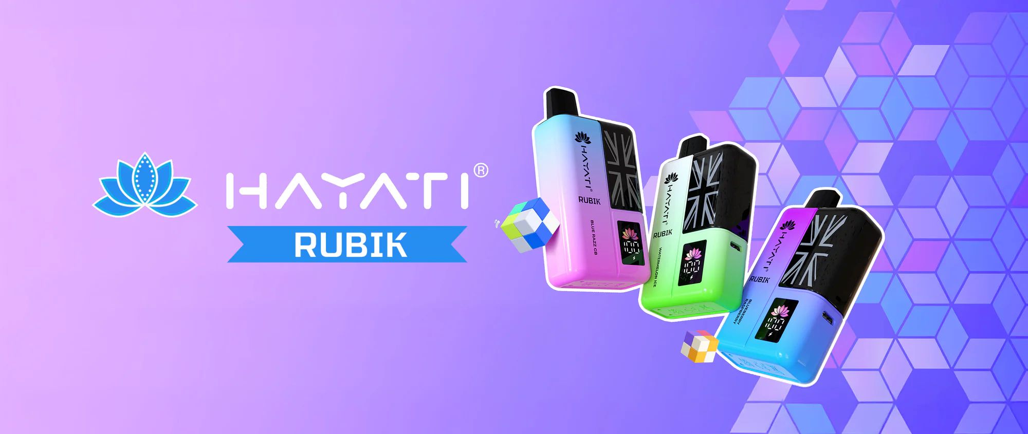 hayati rubik 7000 puffs box of 5 Hayati Rubik 7k Vape Kit